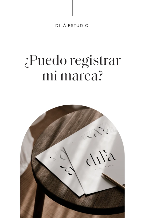 ¿Puedo registrar mi marca?