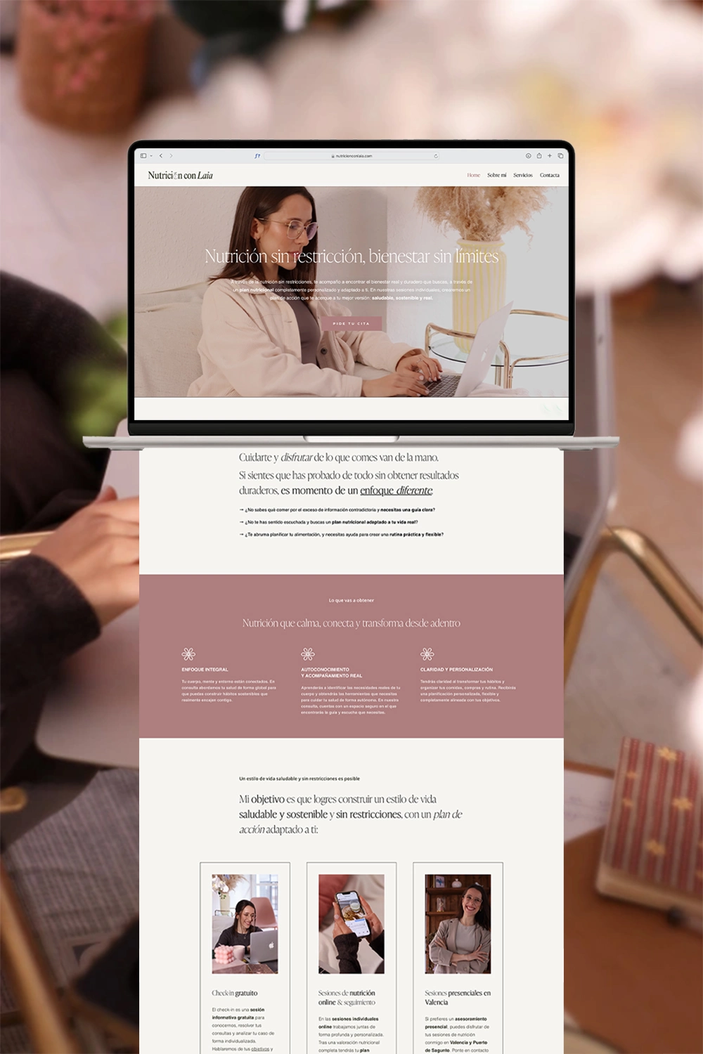Diseño de página web de reservas para alquiler tienda online en Alicante